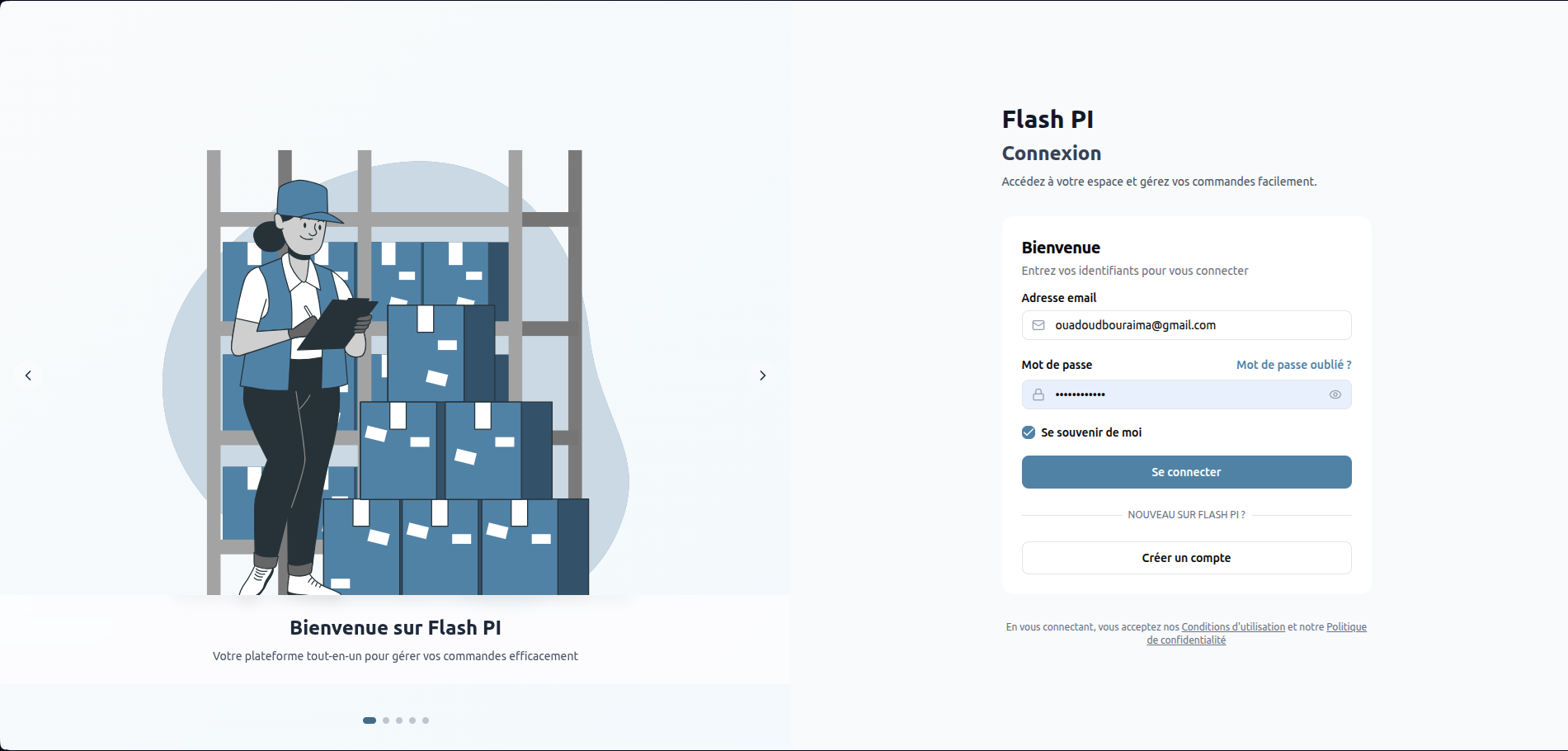 Flash PI - Inventory & Order Management System screenshot 1